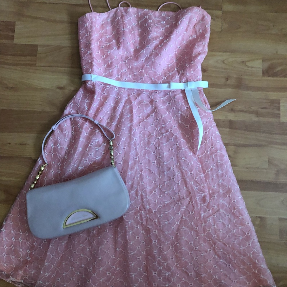 2000 S Yk 2 Laundry By Shelli Segal Pink Dress - Picture 3 of 9